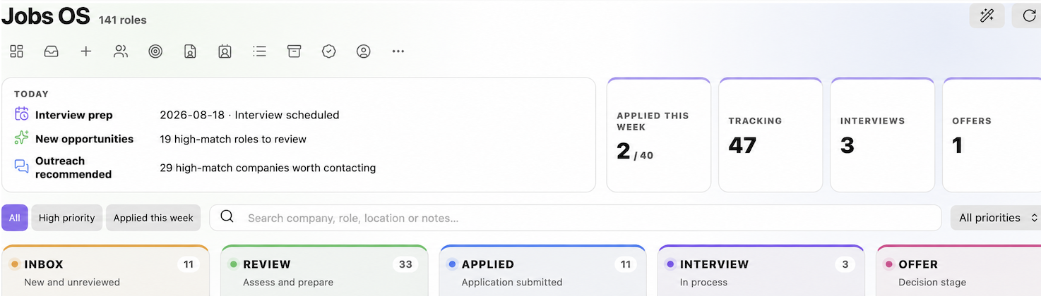 AI-Powered Job Tracking System